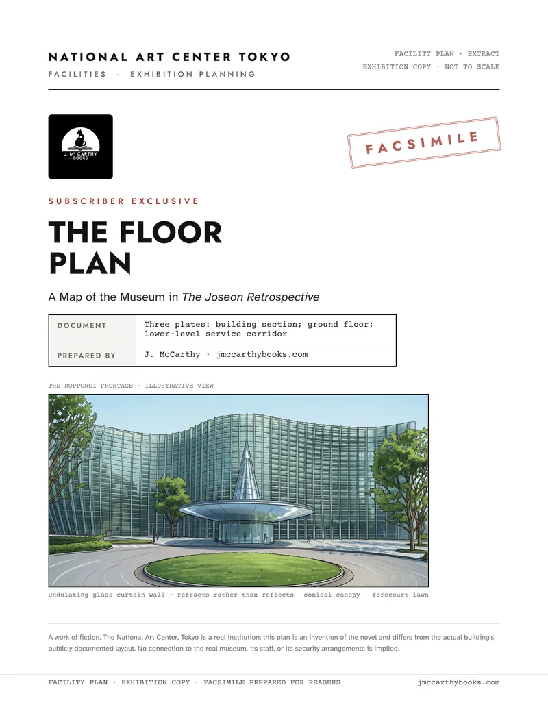Cover of The Floor Plan, a facsimile museum plan from The Joseon Retrospective